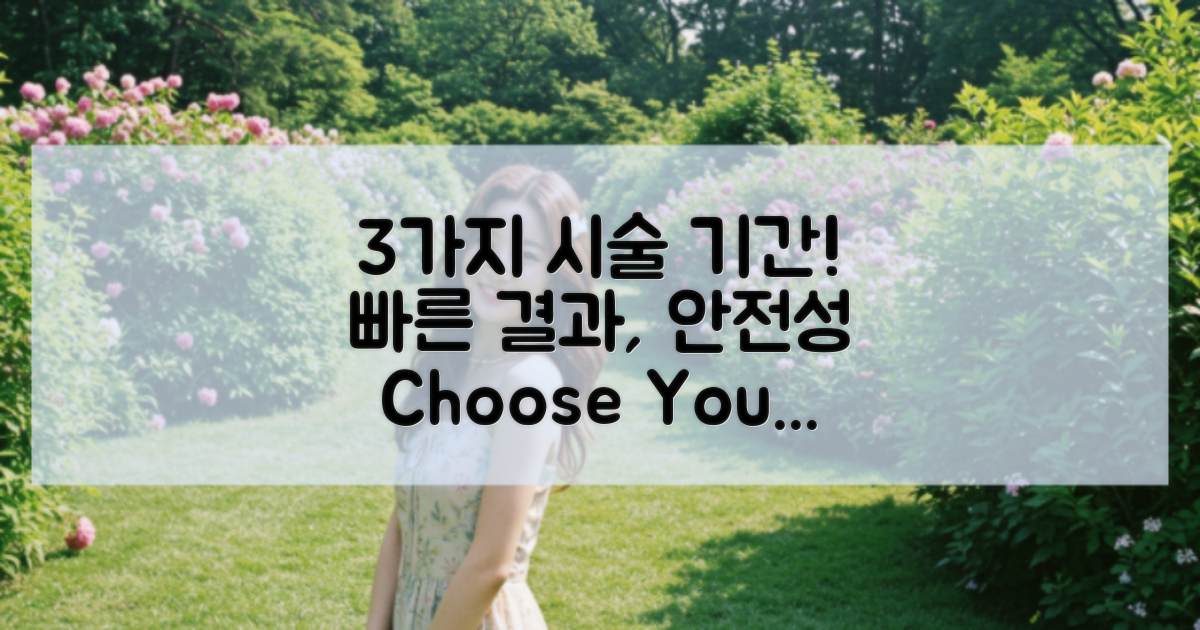 3가지 시술 기간