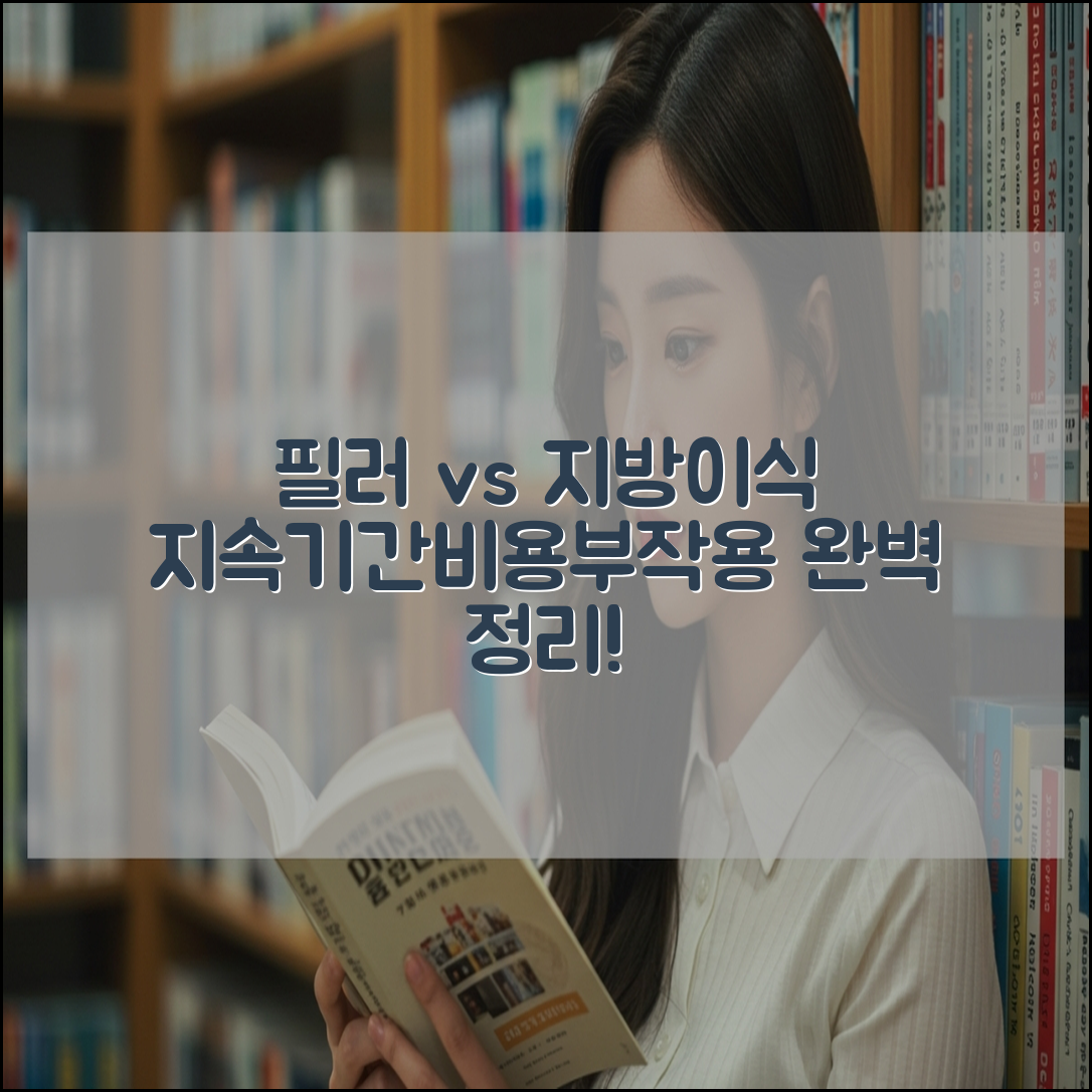 필러 vs 지방이식 – 지속기간·비용·부작용 정리