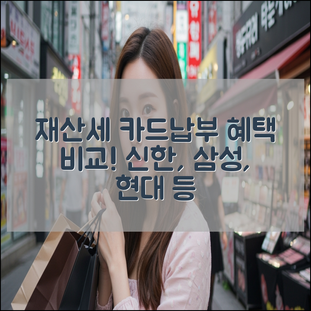 재산세 카드납부 카드사별 혜택(신한 삼성 국민 현대 롯데 농협)
