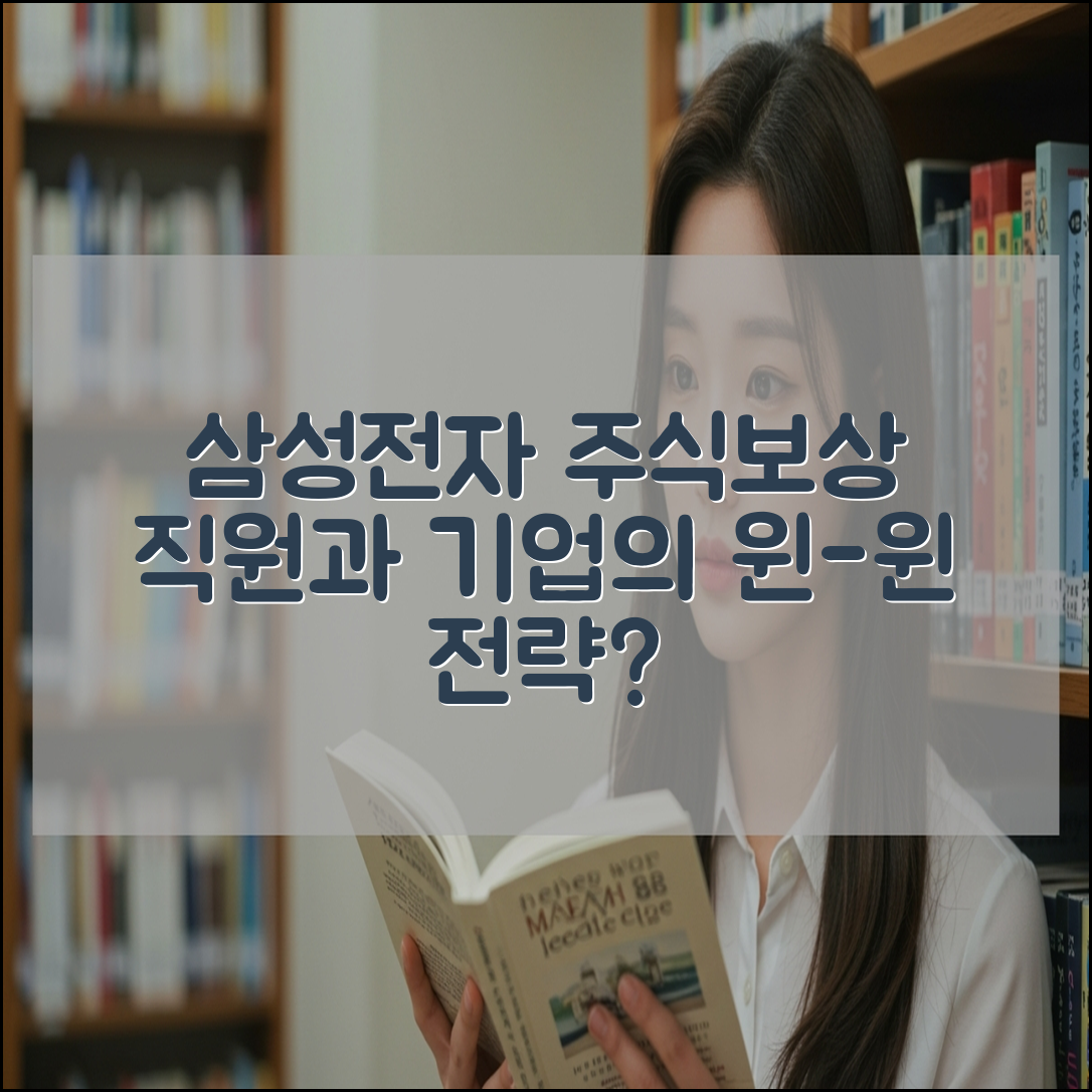 삼성전자 성과연동 주식보상, 기업 직원 윈윈 전략일까?