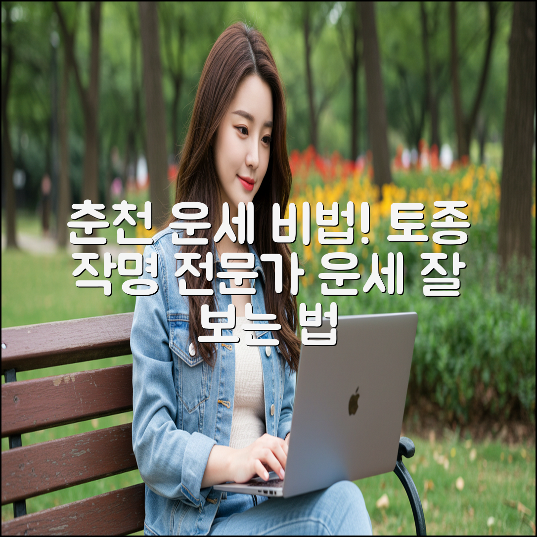 춘천 운세 잘 보는 토종비결 작명 전문가 추천