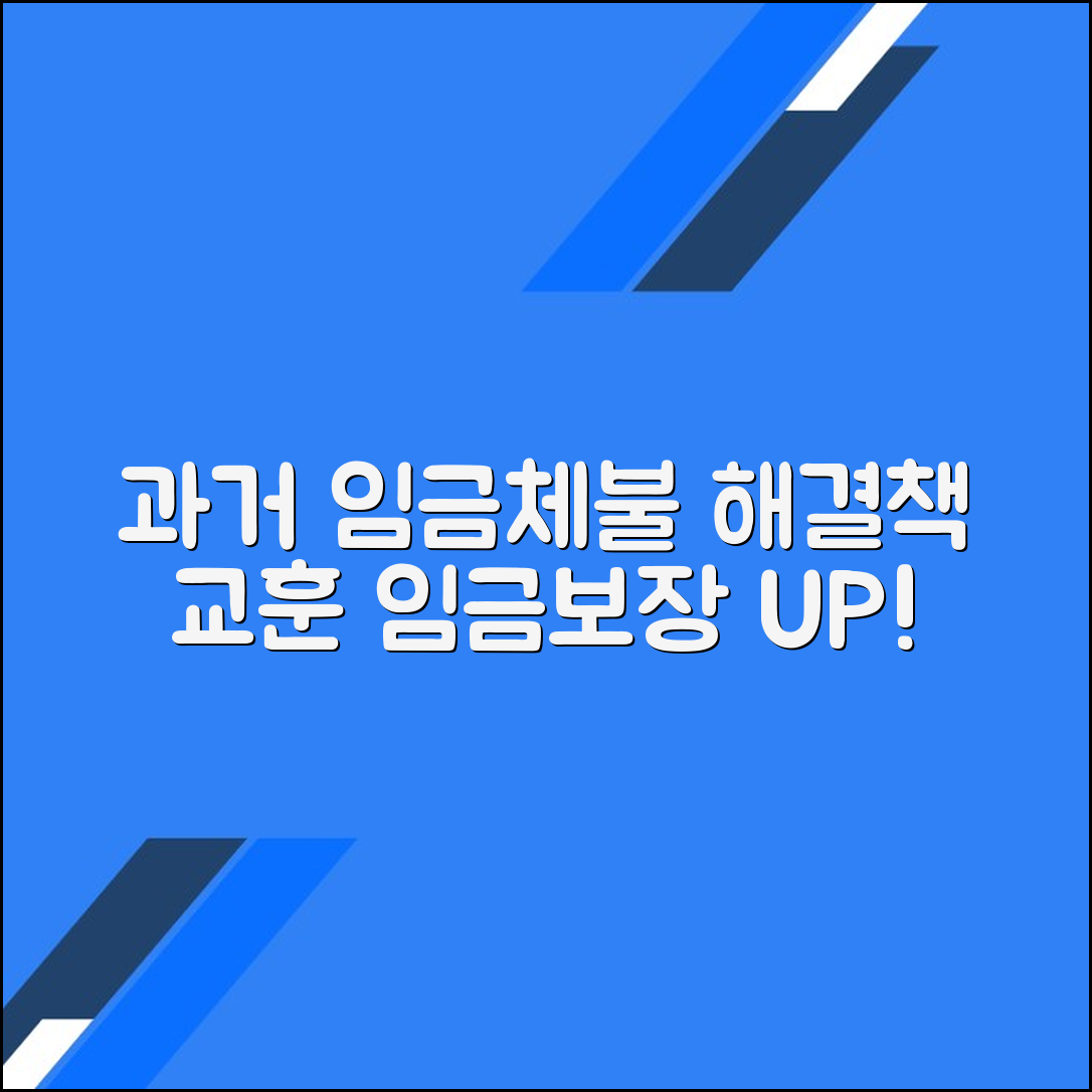 과거 임금체불 사례에서 배우는 교훈과 효과적인 해결 방안