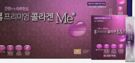 트리펩타인 콜라겐과 일반 콜라겐 분자 크기 비교 차트
